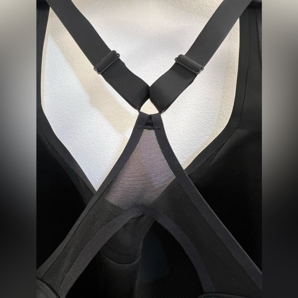 Athleta Advance High Impact Sports Bra Gym Running Basic Workout Black W2. - Picture 6 of 15